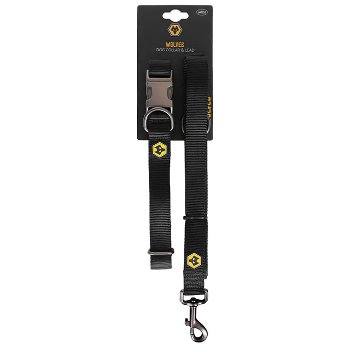 Wolverhampton Wanderers Store | Shop Official Wolves Collar & Lead Set – Large Wolves Gear